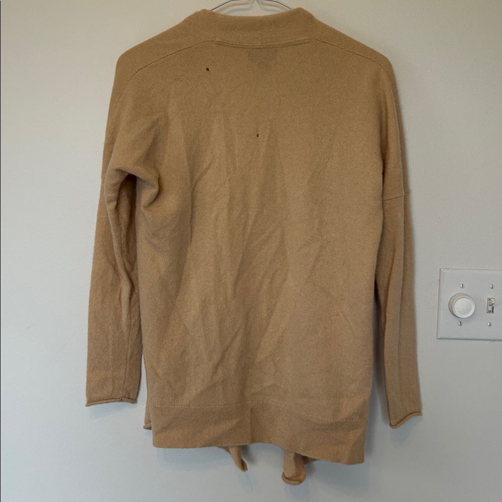 J. Crew Camel 100% cashmere camel Open Front Cardigan - Picture 6 of 6